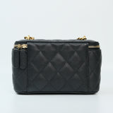 Chanel Vanity Black Sweetheart - (LIKE NEW)