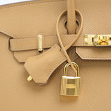 Hermes Birkin 25 Sellier Biscuit GHW - U