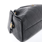 Chanel 25 Small Black Caviar GHW - (MICROCHIP)