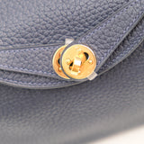 Hermes Mini Lindy Bleu Nuit - Z