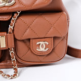 Chanel Mini Duma Backpack Caramel GHW - (MICROCHIP)