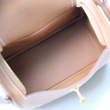 Hermes Mini Lindy Gold GHW - B