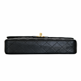 Chanel East West Flap Black Caviar GHW - s10