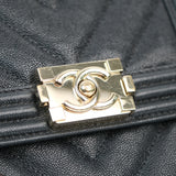 Chanel North South Le boy Black Caviar - s30