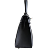 HERMES KELLY 25 NOIR PHW