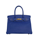 Hermes Birkin 30 Blue Electric GHW - C