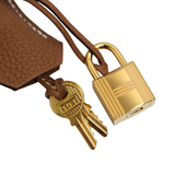 Hermes Kelly 25 Togo Gold GHW - U
