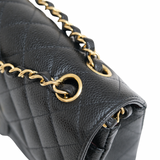 Chanel Double Flap Small Black Ghw - (MICROCHIP)