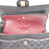 Chanel Double Flap Medium Black - (MICROCHIP)