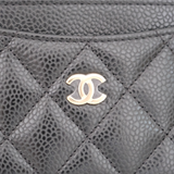 Chanel Card Holder Caviar Black
