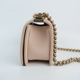 Chanel Le boy Small Chevron Light Pink