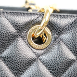 Chanel GST Black Caviar GHW - s16