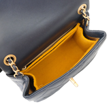 Chanel Mini Square Blue Pearl Crush GHW - s29