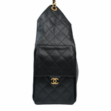 Chanel 25 Medium Black Caviar GHW - (MICROCHIP)