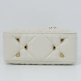 Dior 95.22 Mini White GHW