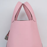 Hermes Picotin 18 Rose Sakura PHW - B