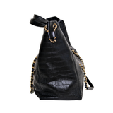 HOLD | Chanel Large Coco Croc-Embossed Tote Bag - s27