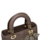 Lady Dior Small Taupe GHW - (UNUSED)