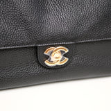 Chanel Maxi Flap Bag Black GHW - (MICROCHIP)