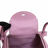 Hermes Mini Lindy Mauve Sylvestre PHW - U