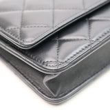 Chanel WOC Black Lambskin Pearl Crush GHW - s30