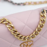 Chanel 19 Wallet on Chain (WOC) Pink