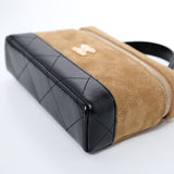 Chanel Coco Base Top Handle Long Vanity Suede