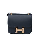Hermes Constance 24 Blue Indigo RGHW - A