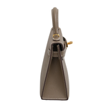 Hermes Mini Kelly Etoupe GHW - Z