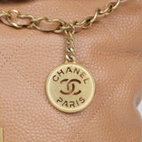 Chanel 22 Small Caramel Ghw - (MICROCHIP)