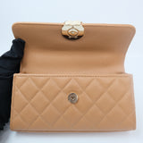 Chanel Kelly Clutch Beige GHW - (MICROCHIP)