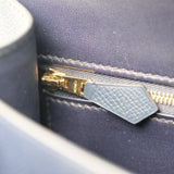 Hermes Constance 24 Blue Indigo RGHW - A