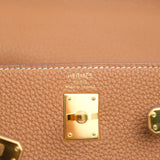 Hermes Kelly 25 Togo Gold GHW - U