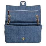 Chanel Maxi Flap Denim Blue GHW - (BRAND NEW)