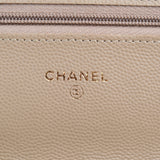 Chanel Wallet On Chain Dark Beige