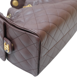 Chanel 25 Small Dark Brown Caviar GHW - (MICROCHIP)