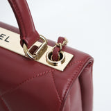 Chanel Trendy CC Burgundy GHW -s28