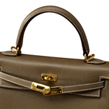 Hermes Kelly 25 Sellier Etoupe GHW - U