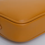 Miu Miu Leather Pouch Pomegranate Yellow