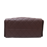 Chanel 25 Small Dark Brown Caviar GHW - (MICROCHIP)