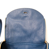 HOLD | Hermes Lindy 26 Clemence Blue Royal GHW - D