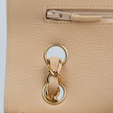 Chanel Double Flap Medium Beige Claire -(MICROCHIP)