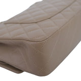 Chanel Double Flap Medium Dark Beige GHW - (MICROCHIP)