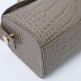 Chanel Clutch with Chain Crocodile Embossed