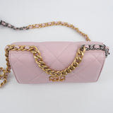 Chanel 19 Wallet on Chain (WOC) Pink