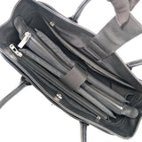 Chanel Executive Cerf Tote Black SHW - s16