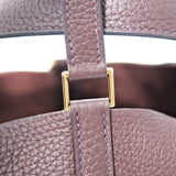 Hermes Picotin 18 Clemence Rouge Sellier - U