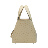 Hermes Picotin 18 Ostrich Nata PHW