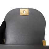 Chanel Le Boy Messenger Gray