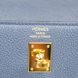 HOLD | Hermes Kelly 25 Blue Nuit GHW - W